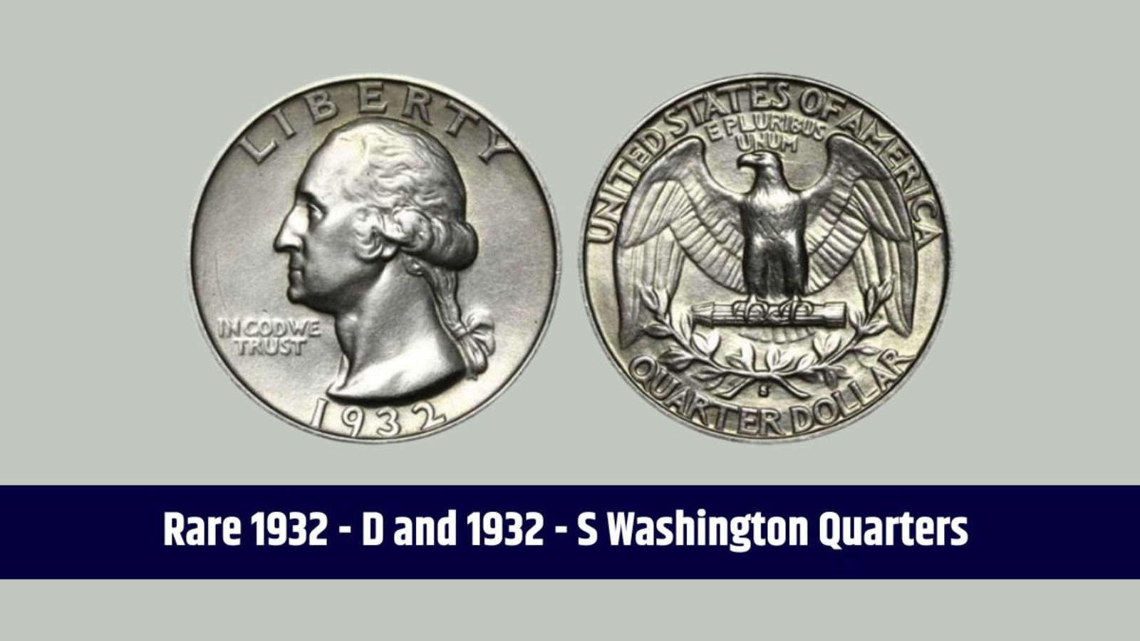 1932 Washington quarters